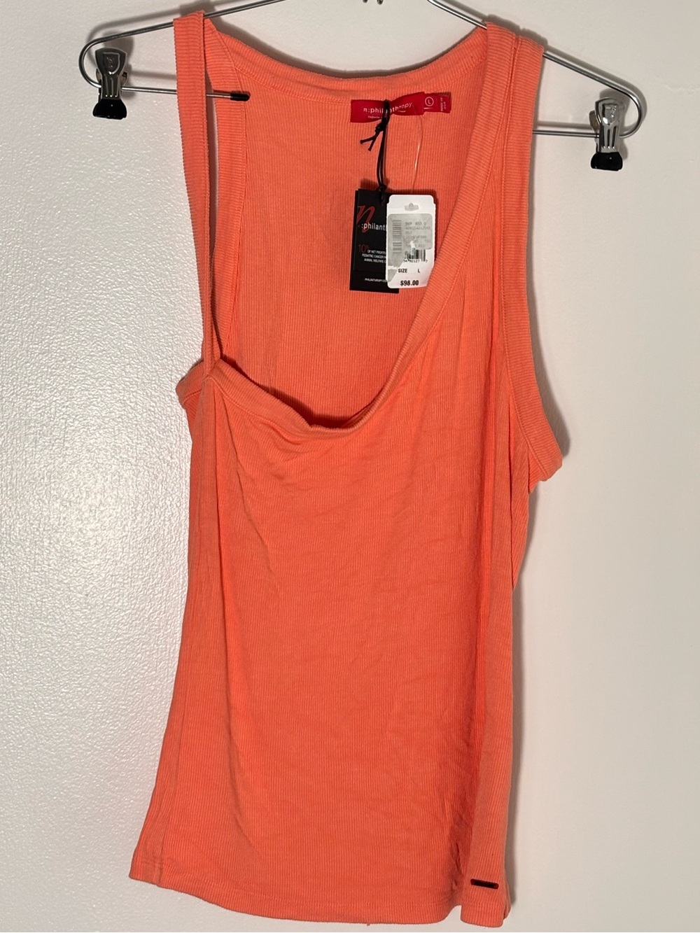 n:philanthropy - Asymmetrical Tank - Size L - NWT